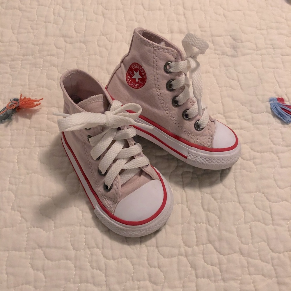 Converse | Pink & Red Hightops